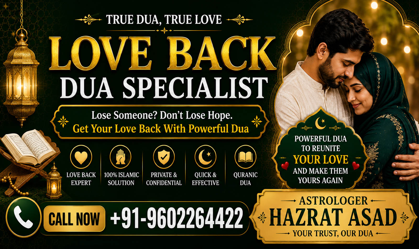 Astrologer Hazrat Asad Call +91-9602264422